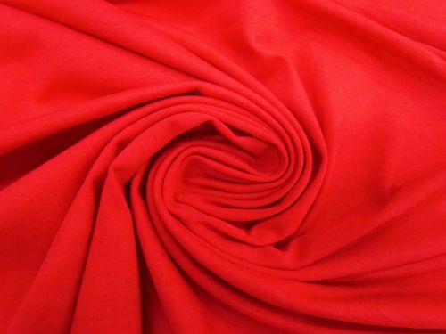 Cotton Blend Spandex- Strawberry Red #12445