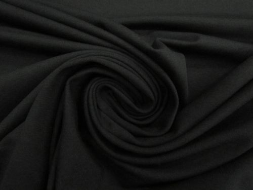 Cotton Spandex- Soot Black #12494