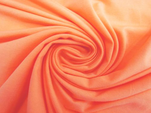 Cotton Blend Spandex- Neon Tangerine #12501