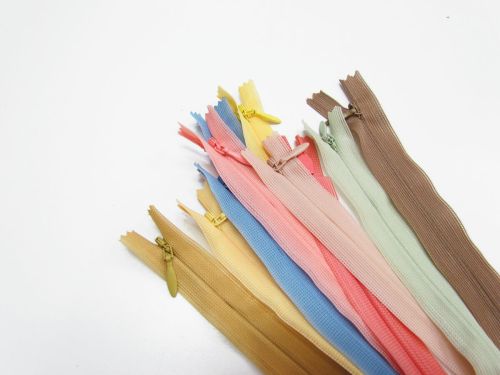 Lucky Dip Invisible Zip 10 Pack- Pastels