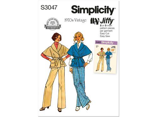 Simplicity Pattern S3047 MISSES SPORTSWEAR- Size K5 (8-10-12-14-16)