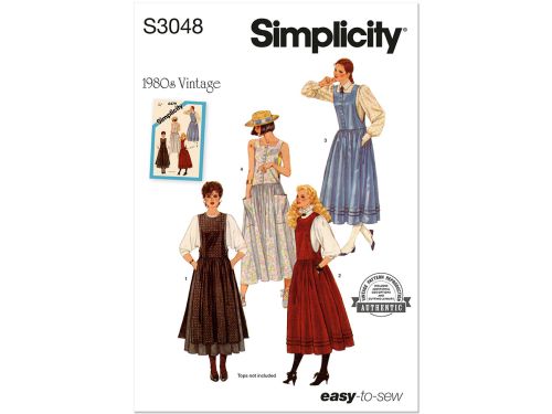 Simplicity Pattern S3048 MISSES DRESS- Size H5 (6-8-10-12-14)