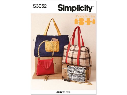 Simplicity Pattern S3052 UNDEFINED ACCESSORIES- Size OS (ONE SIZE)