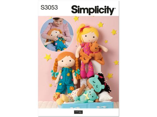 Simplicity Pattern S3053 UNDEFINED STUFFED CRAFT- Size OS (ONE SIZE)