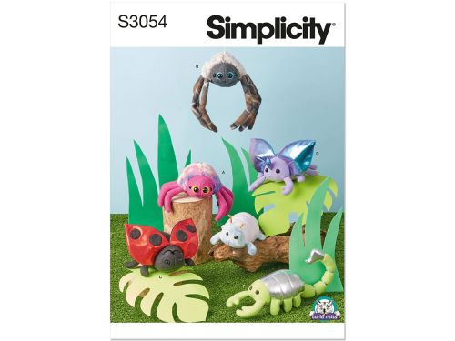 Simplicity Pattern S3054 UNDEFINED STUFFED CRAFT- Size OS (ONE SIZE)