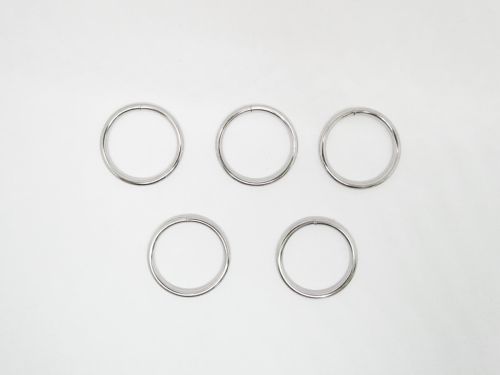 25mm Metal O-Ring- Silver- RW685