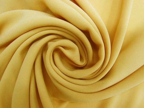 Satin Back Crepe- Dijon Yellow #12743