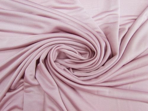 Lustrous Viscose Interlock Jersey- Spring Lilac #12812