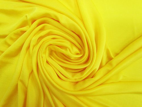 Lustrous Viscose Interlock Jersey- Blazing Yellow #12815