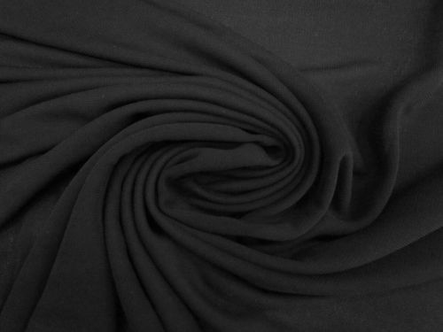 Viscose Interlock Jersey- Opera Black #12817