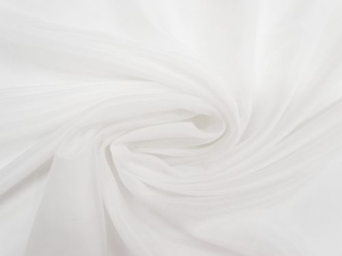 Silk Cotton Voile- Pearl Ivory #12830