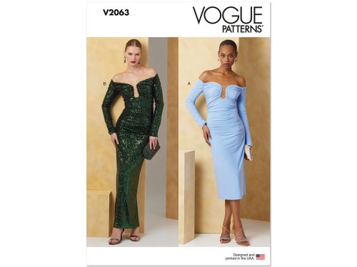Vogue Pattern V2063 MISSES DRESS- Size Y5 (18-20-22-24-26)