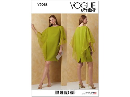 Vogue Pattern V2065 MISSES DRESS- Size Y5 (18-20-22-24-26)