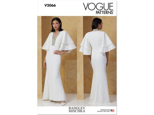 Vogue Pattern V2066 MISSES DRESS- Size H5(6-8-10-12-14)