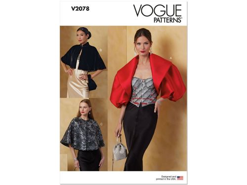 Vogue Pattern V2078 UNDEFINED ACCESSORIES- Size A (XS-S-M-L-XL)