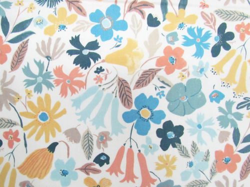 Liberty Cotton- The Artist's Home Collection- Sketchbook Bloom- B
