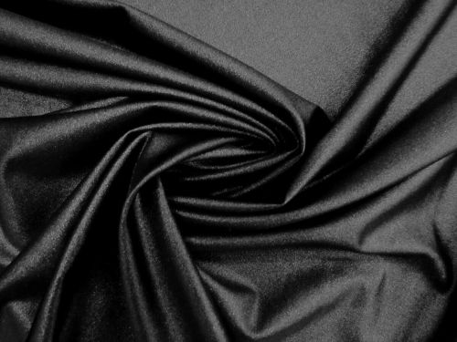 Hollywood Wet Look Shiny Spandex- Raven Black #13028