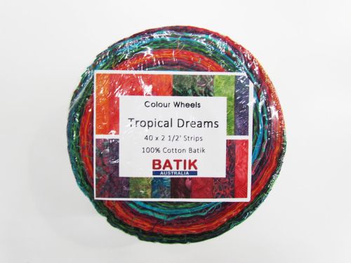 Batik- Colour Wheels- Tropical Dreams