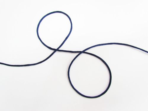 3mm Rat Tail Cord- Navy 012