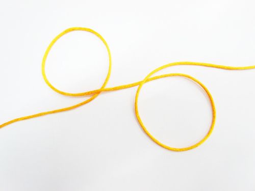 3mm Rat Tail Cord- Yellow 008
