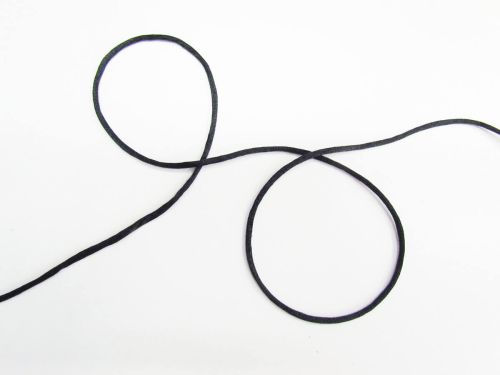3mm Rat Tail Cord- Black 015