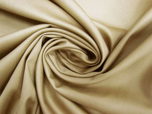 Cotton Sateen- Khaki Beige #13130