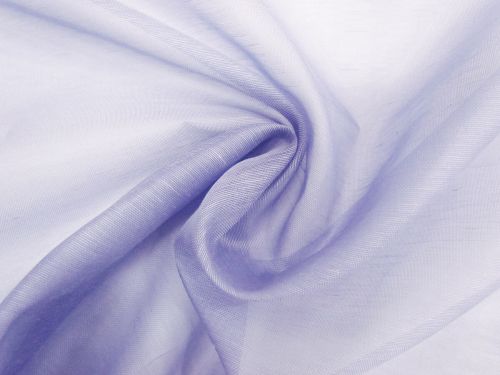 Silk Linen Slub Organza- Dusty Periwinkle #13172