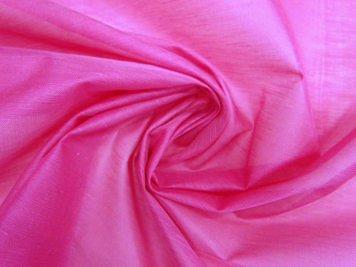 Silk Linen Slub Organza- Raspberry Magenta #13173