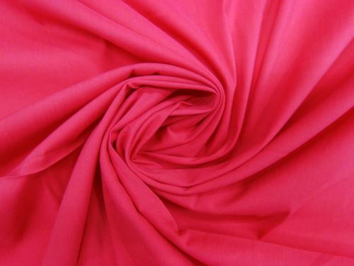Stretch Cotton Blend Shirting- Raspberry Pink #13179