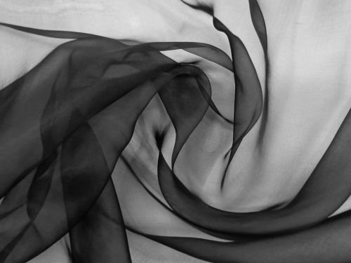 Silk Organza- Witch Black #13231