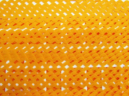 8mm Ric Rac Trim- Mango #T844