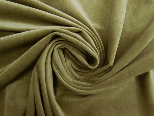 Stretch Cotton Velvet- Autumn Green #13285
