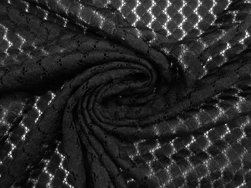 Mini Waves Knit- Black #13350