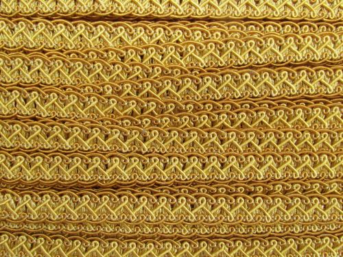 16mm Rising Sun Soutache Trim- Bright Gold #T853
