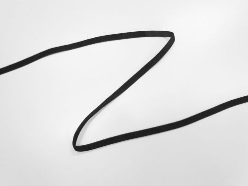 6mm Underwire Casing- Black #T861