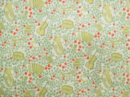 Liberty Cotton- Garden Party Collection- Musical Meadow- B