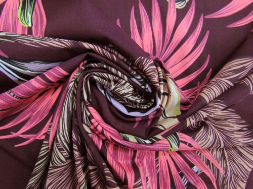 Maroon Tropics Xtra Life Tactel Lycra® #13490