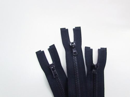 61cm Chunky Open End Zip 3 Pack- Navy- ZP04