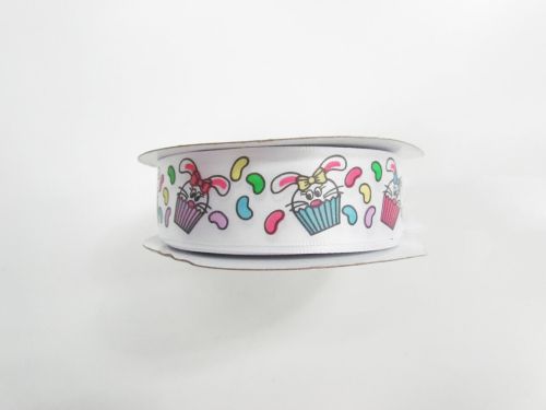 25m Roll- 25mm Funny Bunny Ribbon #T882