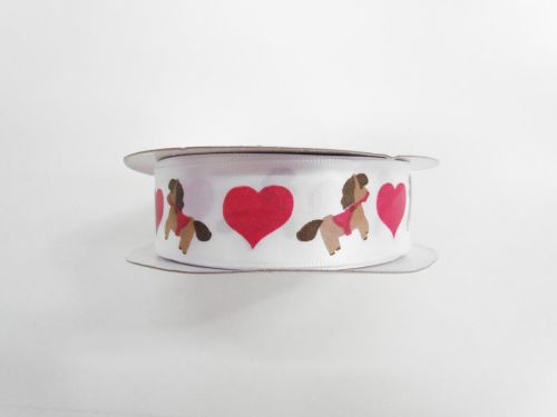 25m Roll- 25mm Pony Party Ribbon #T883