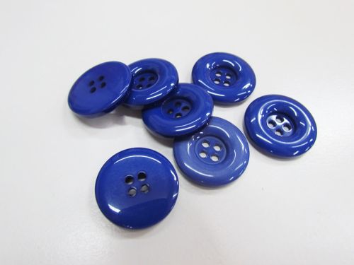 25mm Glossy Button- Royal Blue- FB677