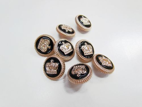 20mm Queen's Crown Button- FB685