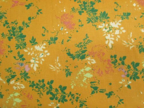 270cm Wide Kensington Gardens Backing- Summer Coordinates- Mustard