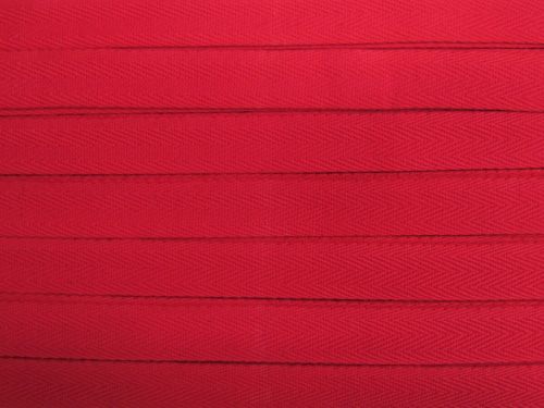 20mm Cotton Herringbone Tape- Ladybug Red #T929