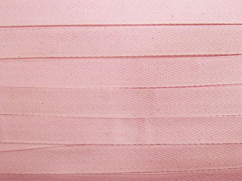 20mm Cotton Herringbone Tape- Ballet Pink #T932
