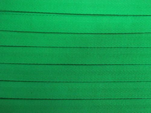 20mm Cotton Herringbone Tape- Lush Green #T934