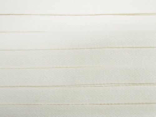 20mm Cotton Herringbone Tape- Marshmallow Ivory #T938