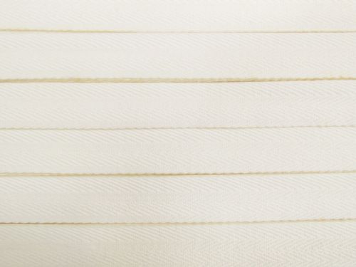 20mm Cotton Herringbone Tape- Whipped Cream #T939