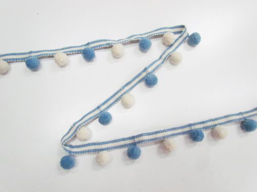 30mm Gelato Pom Pom Trim- Blueberry #T948