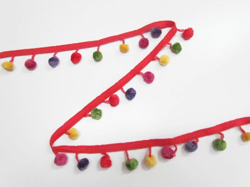 40mm New Years Pom Pom Trim #T950